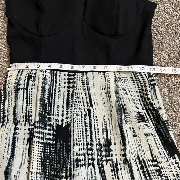 Pinky Jumpsuit black&cream print spaghetti strap sleeveless polyester size small - Picture 10 of 12